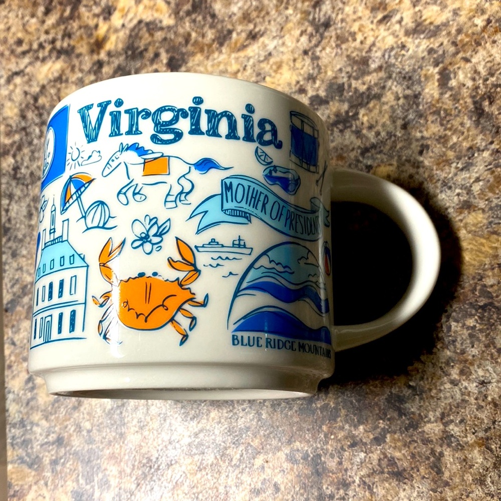 Starbucks coffee mug VIRGINIA